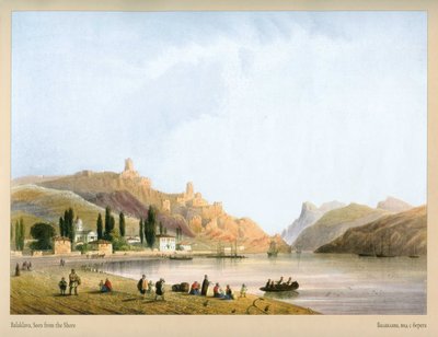 Carlo Bossoli. Balaklava. View from the Shore by Carlo Bossoli